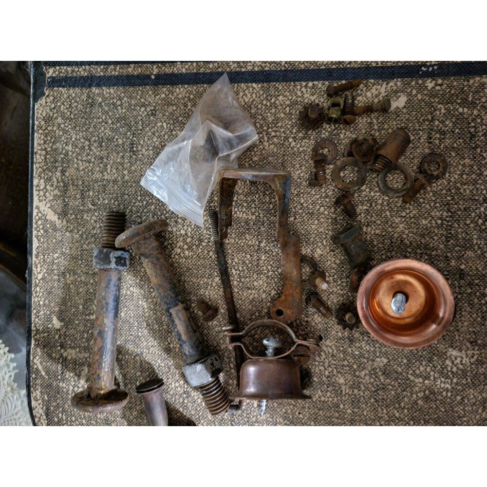 Lot Of Chambers Stove Parts: Bolts, Screws Etc Vintage Range